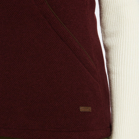 Dubarry Womens Carbury Gilet #colour_ox-blood