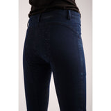 Montar Junior Crystal Detail Full Grip Adjustable Breeches #colour_denim